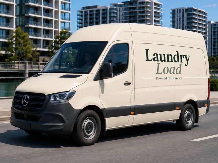 Laundry Load delivery van in Sydney
